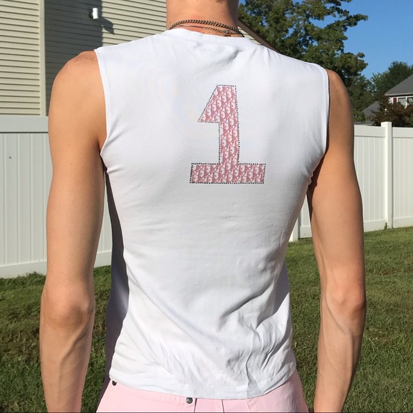 Vintage Monogram Pink J’adore Dior Tank Top - Picture 3 of 7